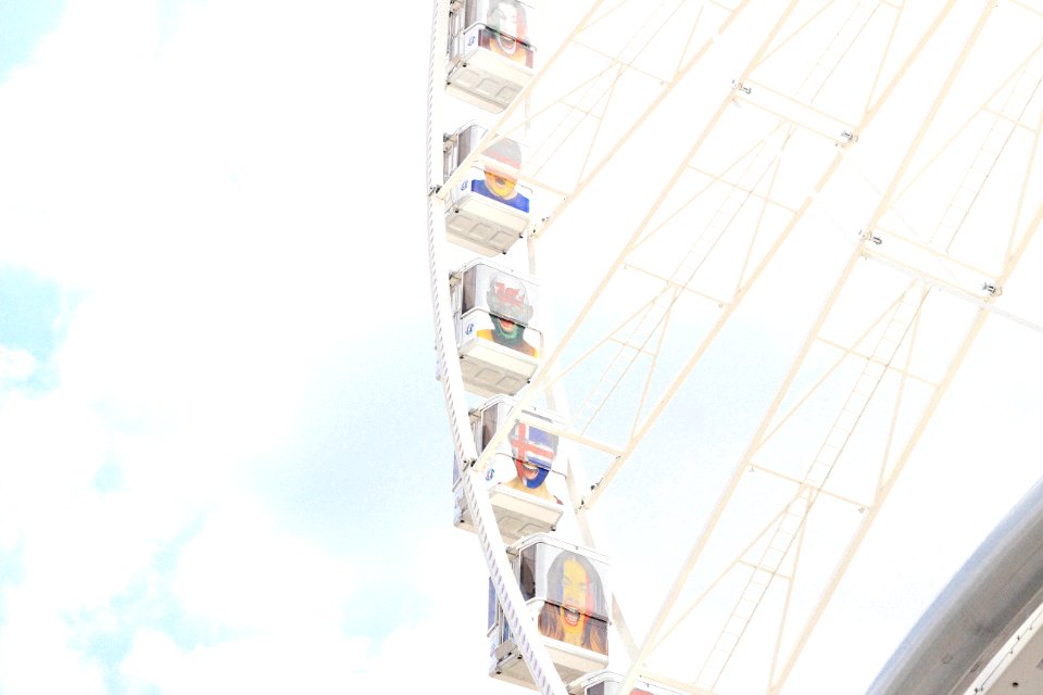 white Ferris wheel