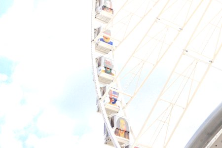 white Ferris wheel