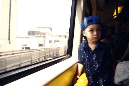 Thail, Blue, Train ride photo