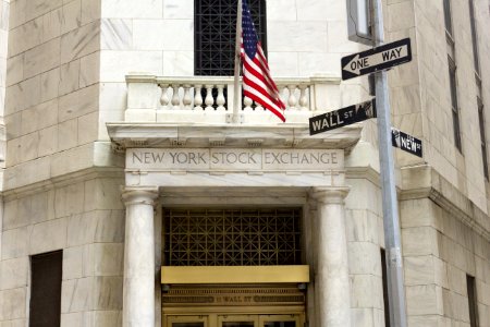 The New York Stock Exchange building. photo
