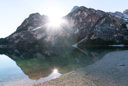 Lake bergsee mirroring