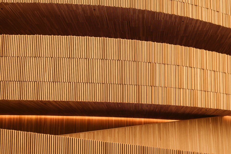 Brown cardboards perspective