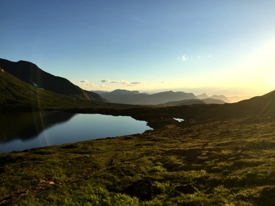Norway, Lauparen, Mountains