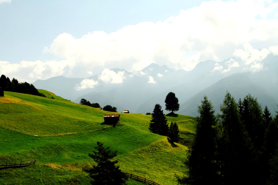 Austria, Serfaus, Cloudy