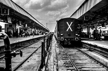 India, Track, Train station photo