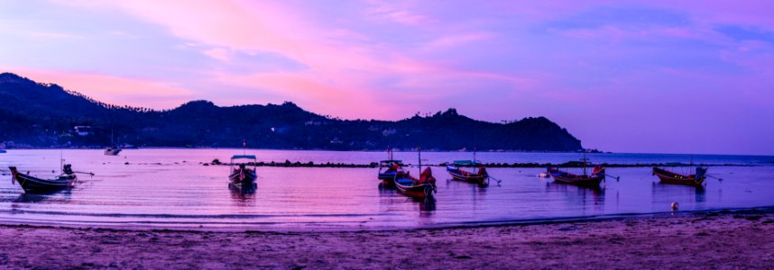 Ko pha ngan, Thail, Fishing boat photo