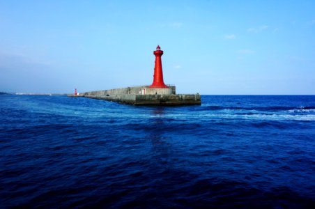 Sea, Bay, Lighthouse