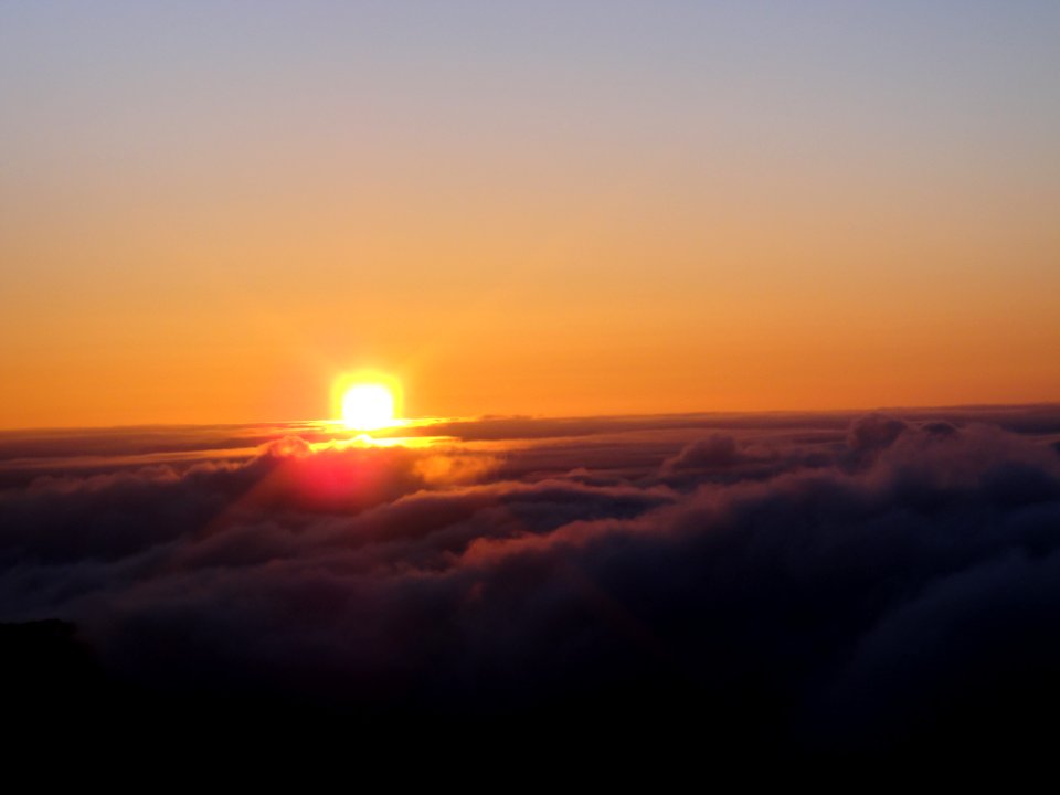 Haleakala peak, United states, Dawn