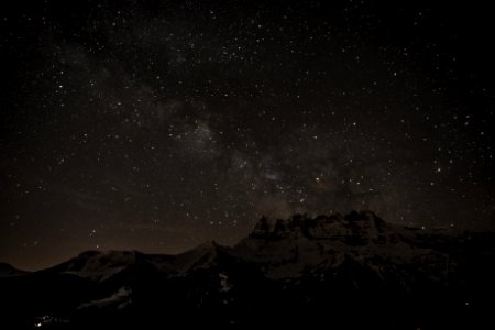 Troistorrents, Switzerl, Night