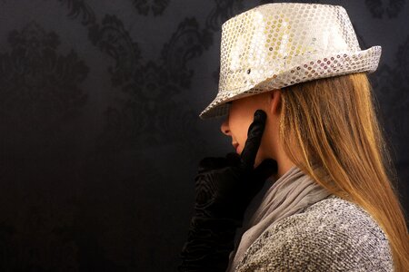 Sequins chic gloves
