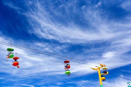 Santa cruz beach boardwalk, Sky, Summer