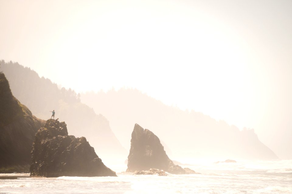 Ocean, Waves, Coastline