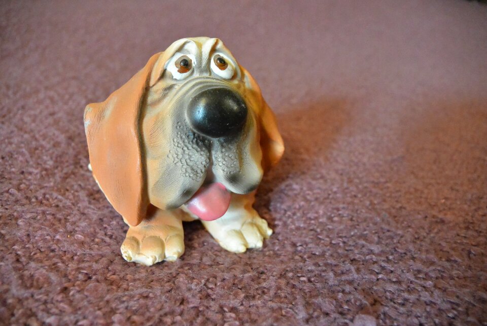 Figurine krupnyj plan dachshund