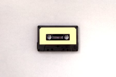 photo of black and brown cassette tape
