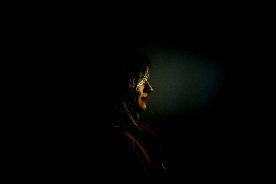woman facing sideways