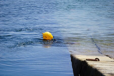 Sea blue water beacon