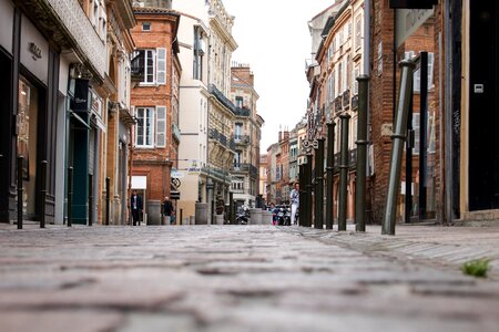 Buildings street old photo