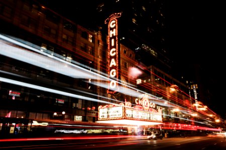 Chicago LED sign photo