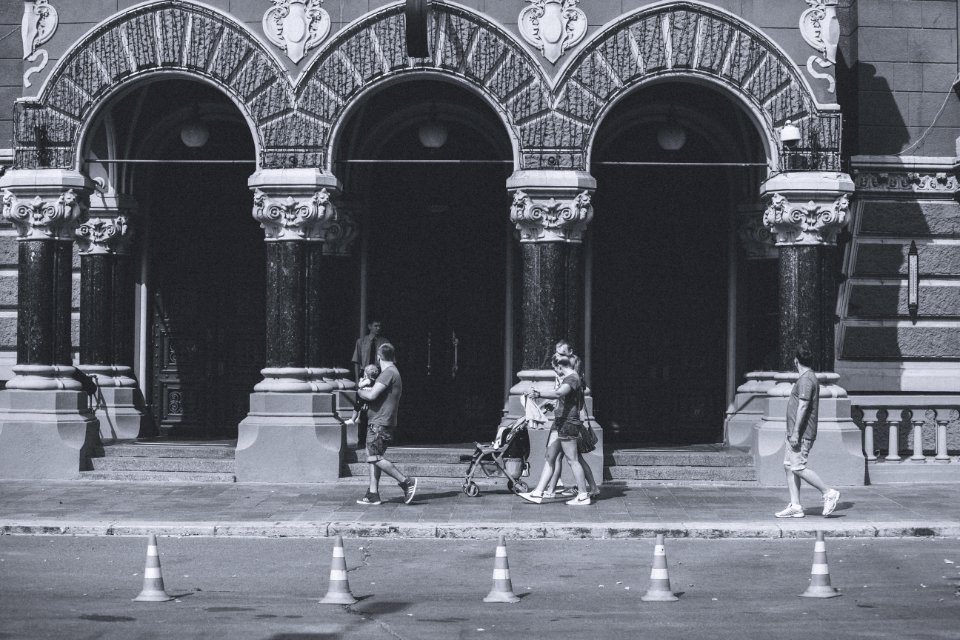 People, Bank, Building