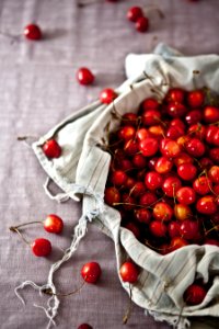 shallow focus photography of cherry fruits photo
