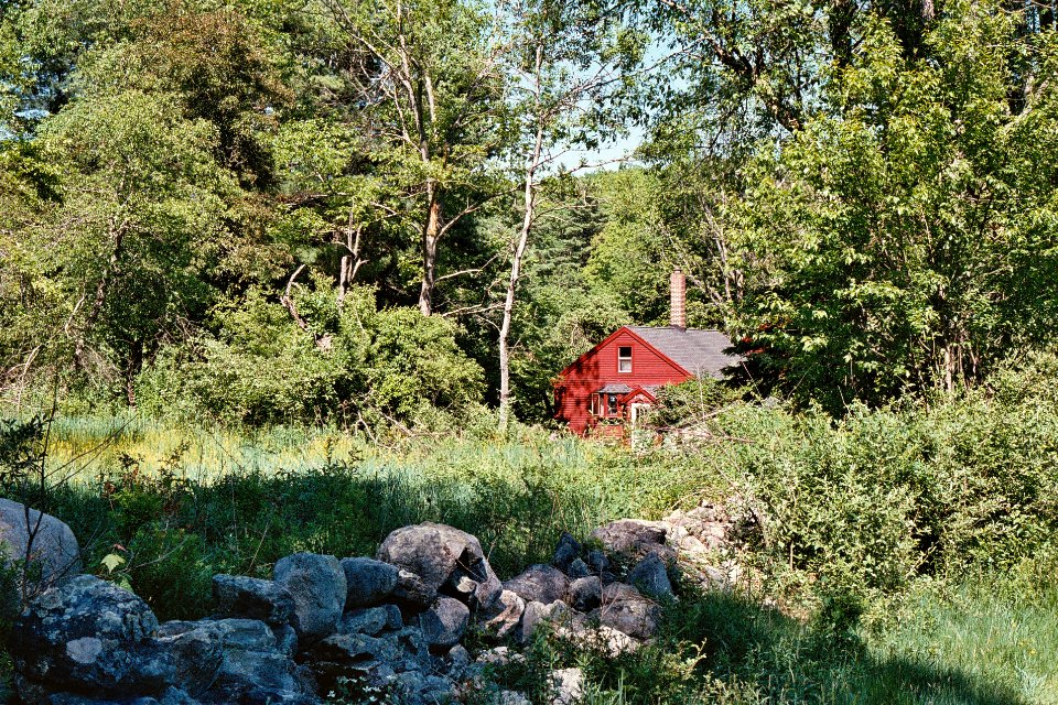 Hollis, United states, Red barn