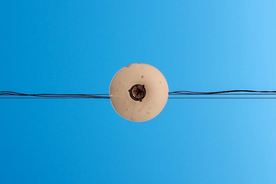 Sky, Blue, Light bulb