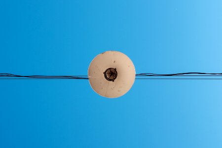 Sky, Blue, Light bulb