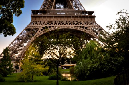 worm's eye view photography of Eiffel Tower, Paris photo