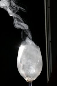 Glass lifestyle black smoke