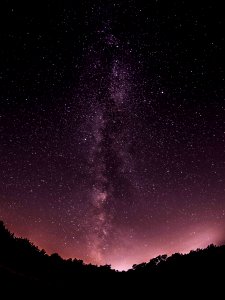 Starry night, Long exposure, Milky way photo
