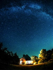 Milky way, Night sky, Starry night photo