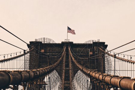 New york, Brooklyn bridge, United states photo