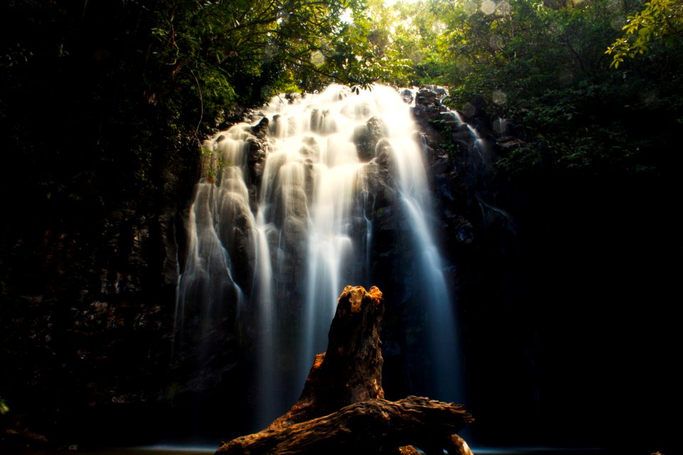timelapse photography of waterfalls
