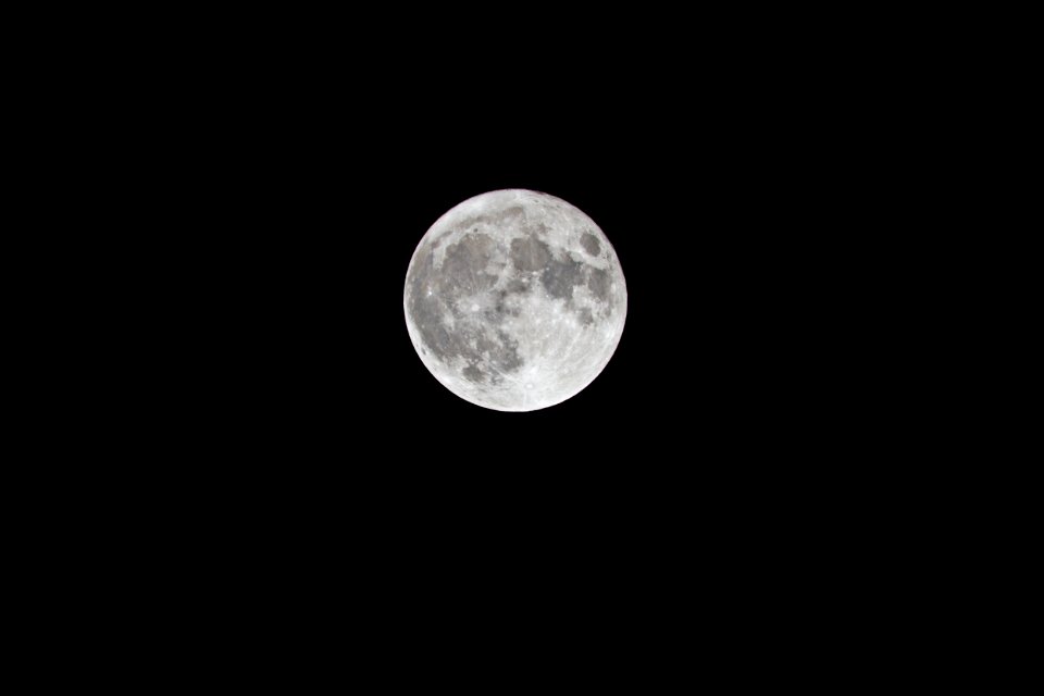 Black   white, Moonlight, Night