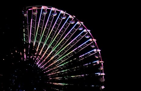 Folk festival ferris wheel carnies