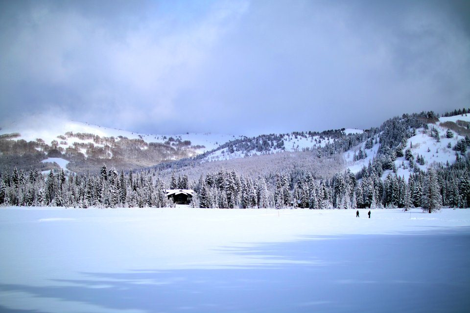landscape photography of snow mountain photo