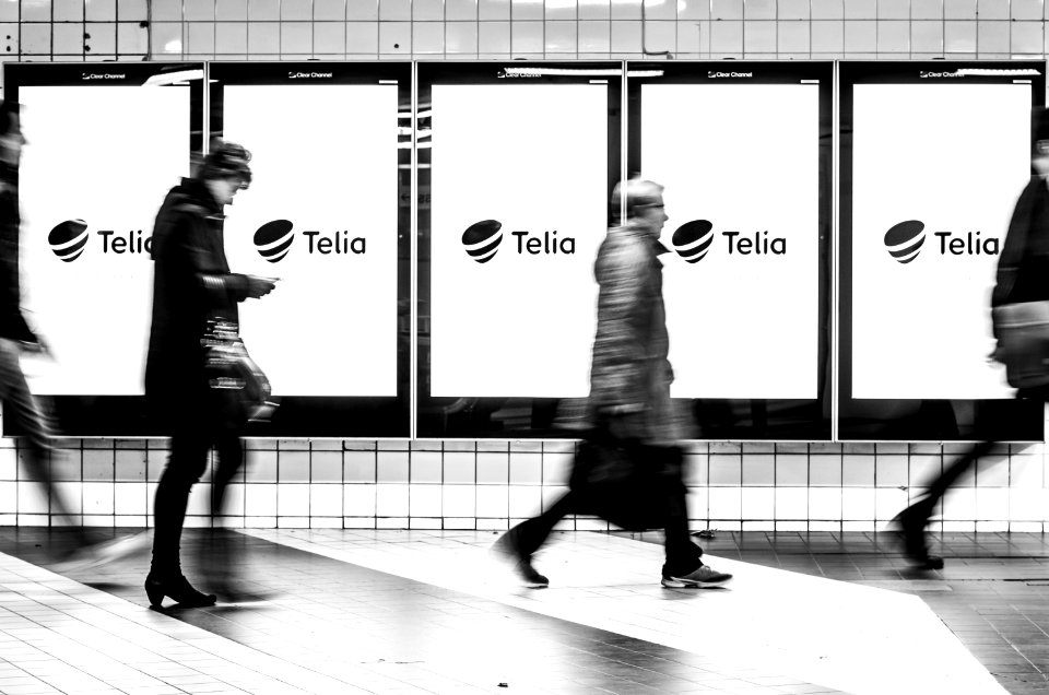 Stockholm, Stockholm central station, Ads photo