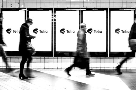 Stockholm, Stockholm central station, Ads photo
