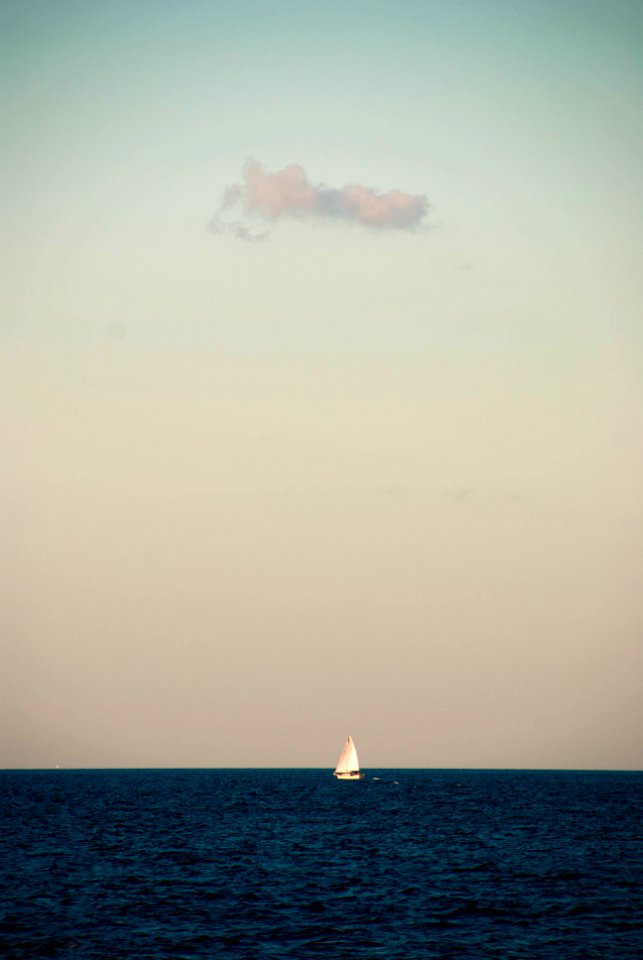 Falmouth, Cloud, Sailboat