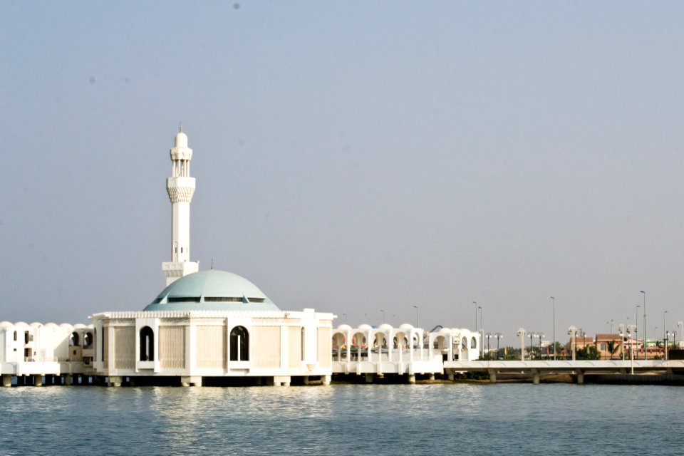 Jeddah, Saudi arabia, Masjid al rahma floating mosque photo