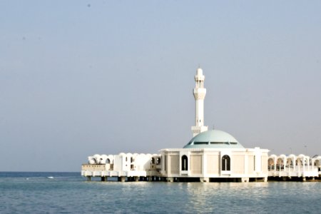 Jeddah, Saudi arabia, Masjid al rahma floating mosque photo