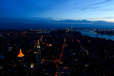 Empire state building, New york, United states photo