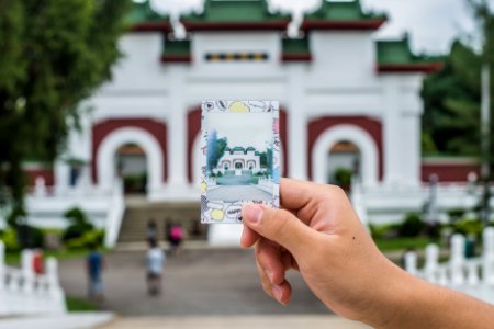 Chinese garden, Singapore, Gate