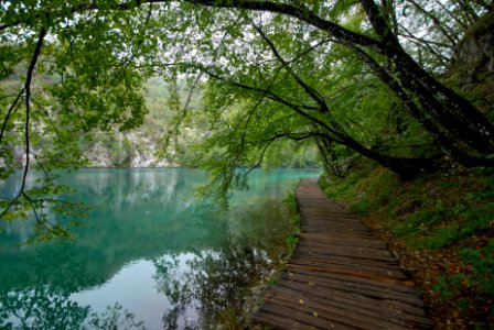 Plitvice lakes national park, Plitviki ljeskovac, Croatia photo