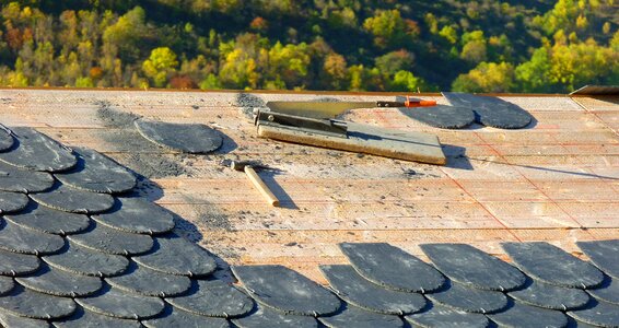 Carpenter roofer slate