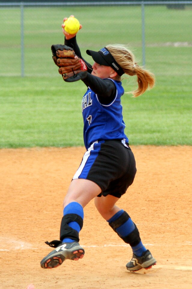 Ballgame girls softball game