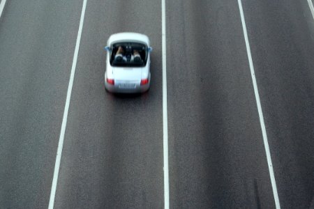 Car, Road, Lanes photo