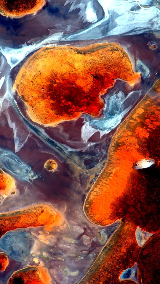 The scenery landforms satellite
