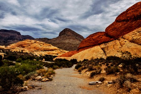 Nature, Road, Red rock canyon national conservation area