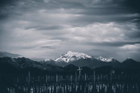 Farml, Clouds, B w